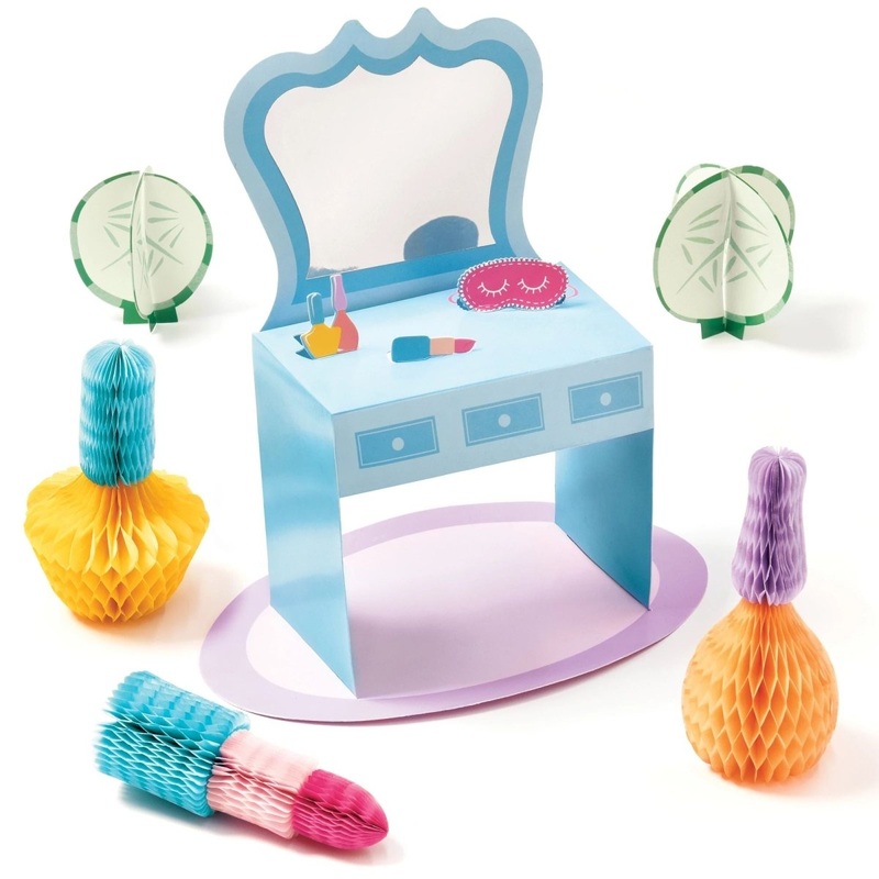 Spa Party Paper Table Centerpiece Decoration Kit, 5 Count