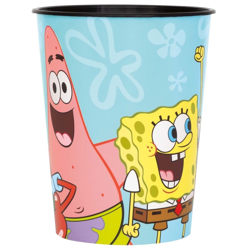 SpongeBob SquarePants Plastic Favor Cup, 16 Oz, 1 Count