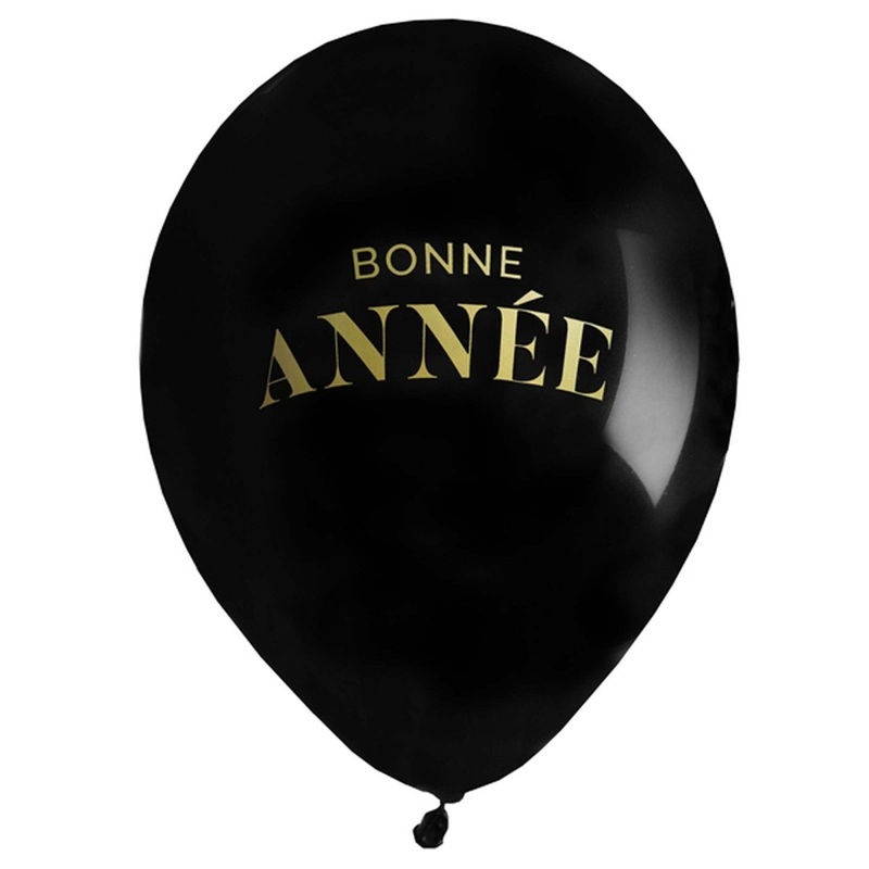 "Bonne Anne" Printed Latex Baloons, 12 Inches, 6 Count