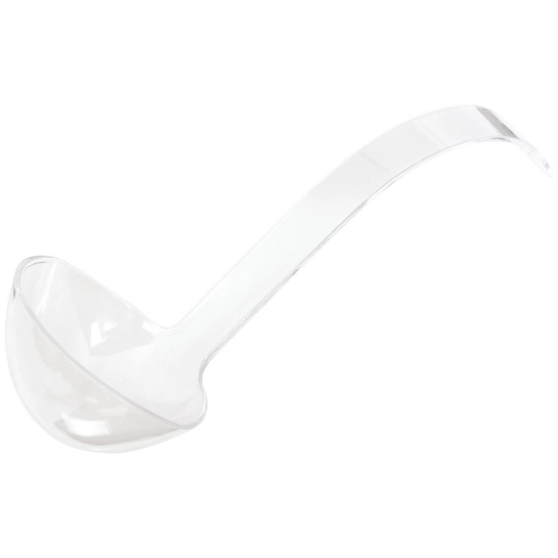 Clear PET Plastic Ladle, 1 Count