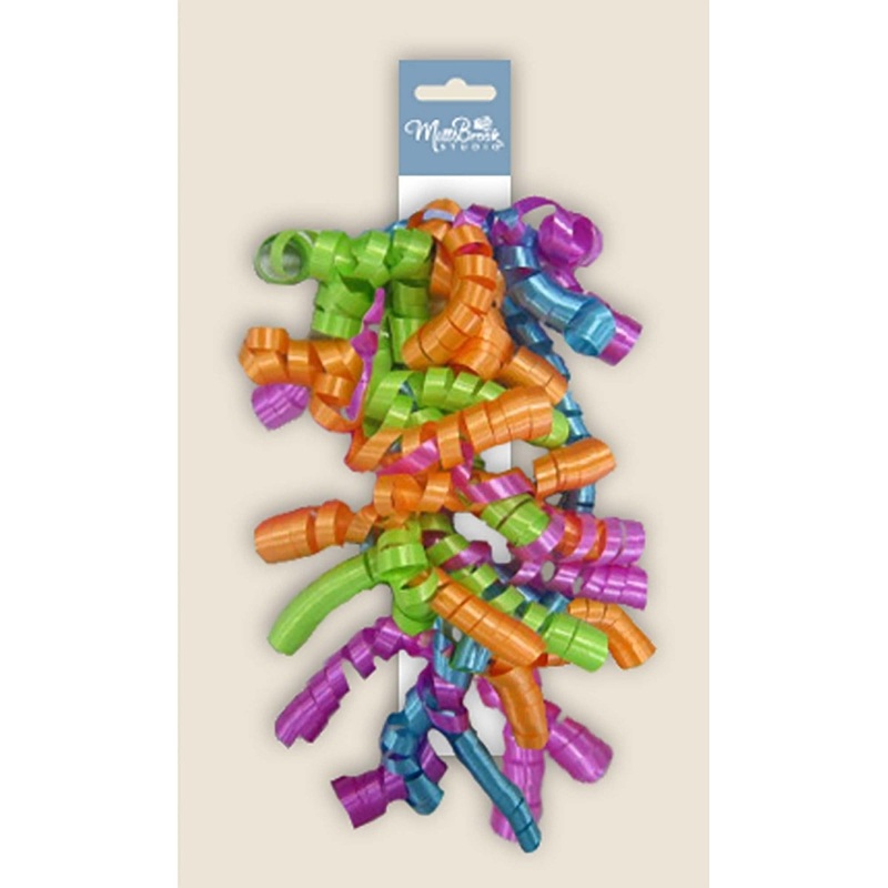 Multicolored Swirl Gift Bow, 1 Count
