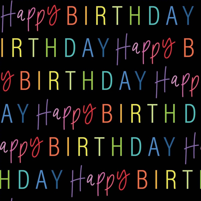Rainbow Happy Birthday Jumbo Grift Wrap, 192 x 30 Inches, 1 Count