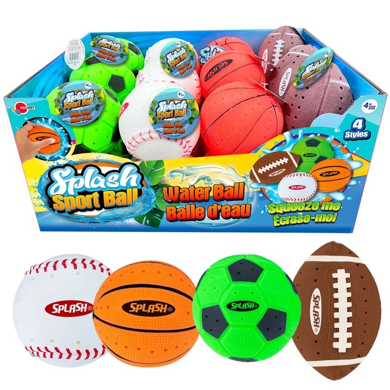 Splash Water Ball, Sport Edition, Assortment, 1 Count