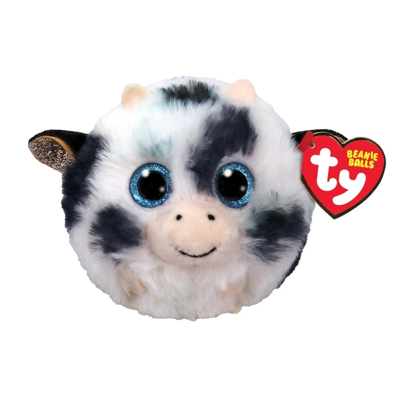 TY Beanie Balls Plush, Moophy, 4 Inches, 1 Count