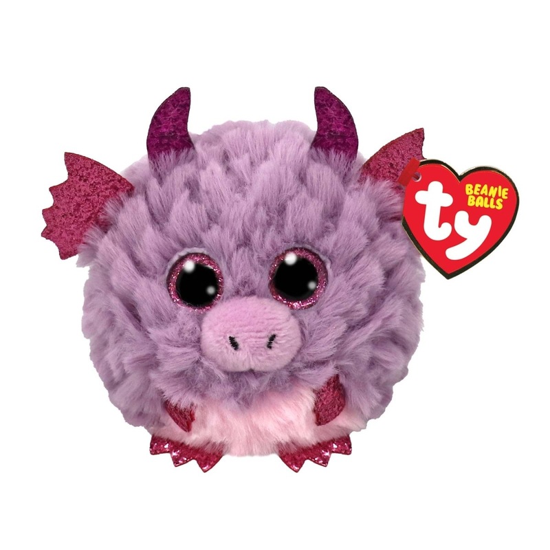 TY Beanie Balls Plush, Spark, 4 Inches, 1 Count