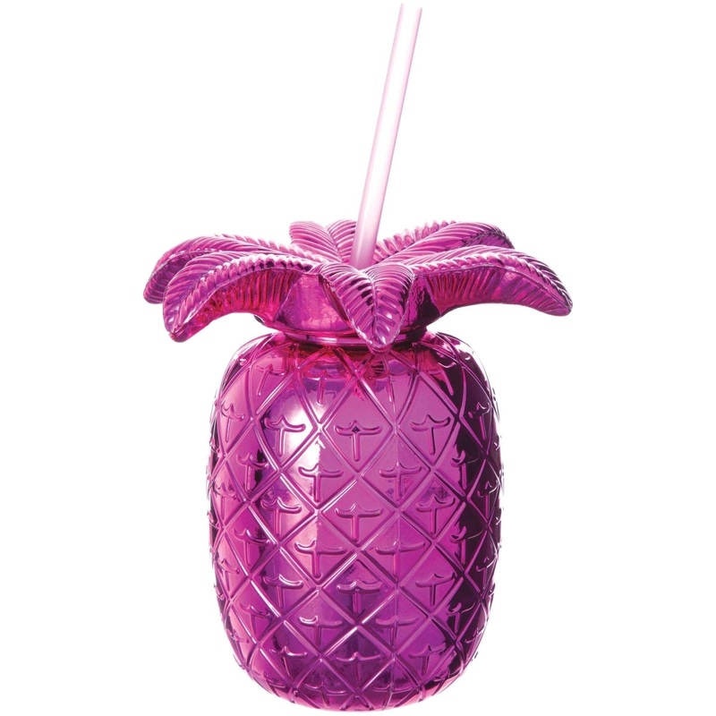 Pineapple Electroplated Sippy Cup, 18 oz, 1 Count