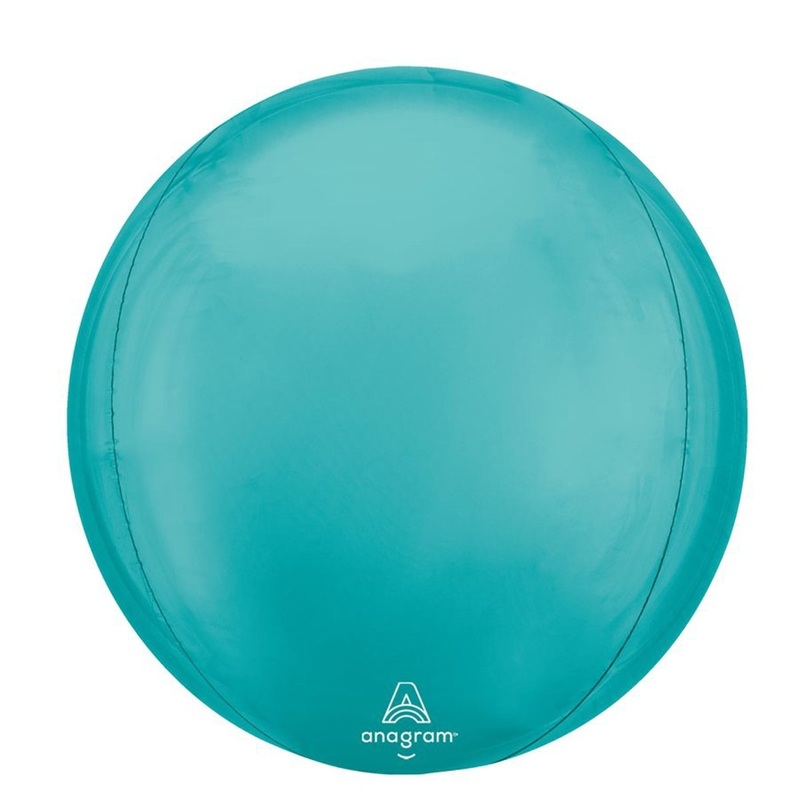 Vibrant Blue Orbz Balloon, 15 Inches, 1 Count