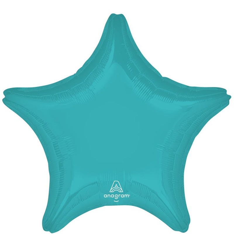 Vibrant Blue Star Shaped Balloon, 18 Inches, 1 Count