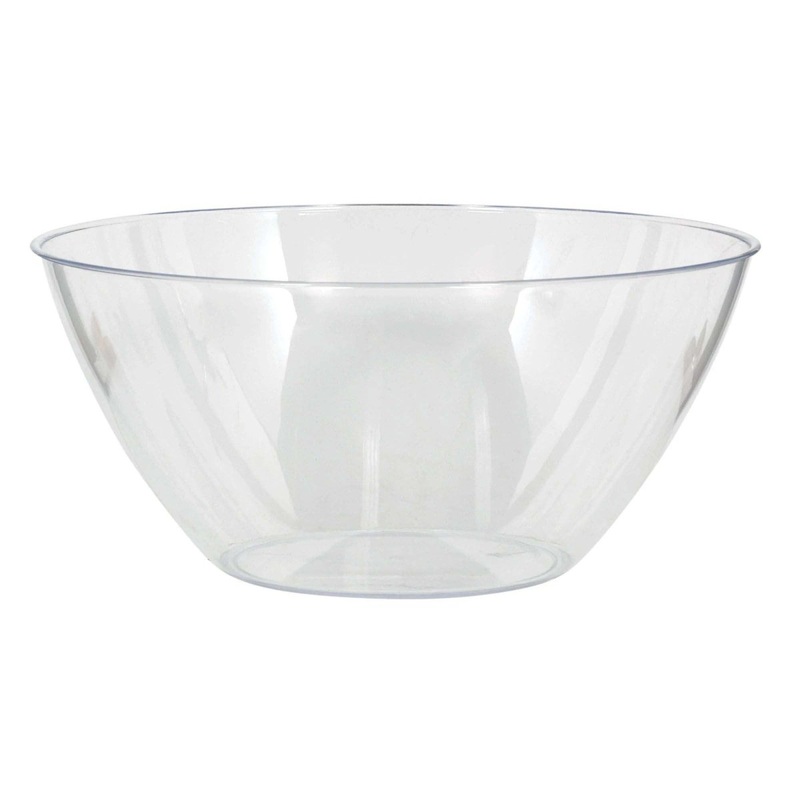 Clear Recyclable Plastic Bowl, 1 Count