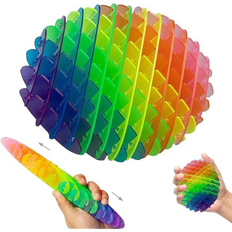 Multicolour Space Worm Fidget Toy, 1 Count