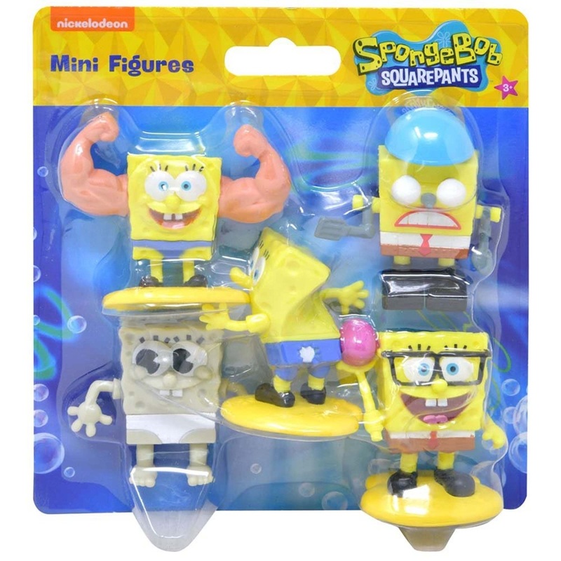 SpongeBob Mini Figures, 5 Count