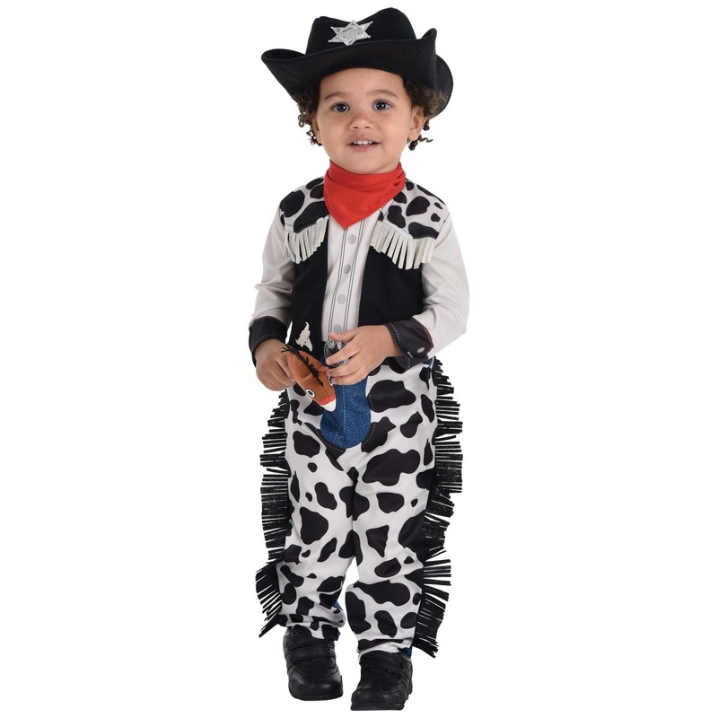 Western Costume for Toddlers, Cowboy Jumpsuit 3-6M