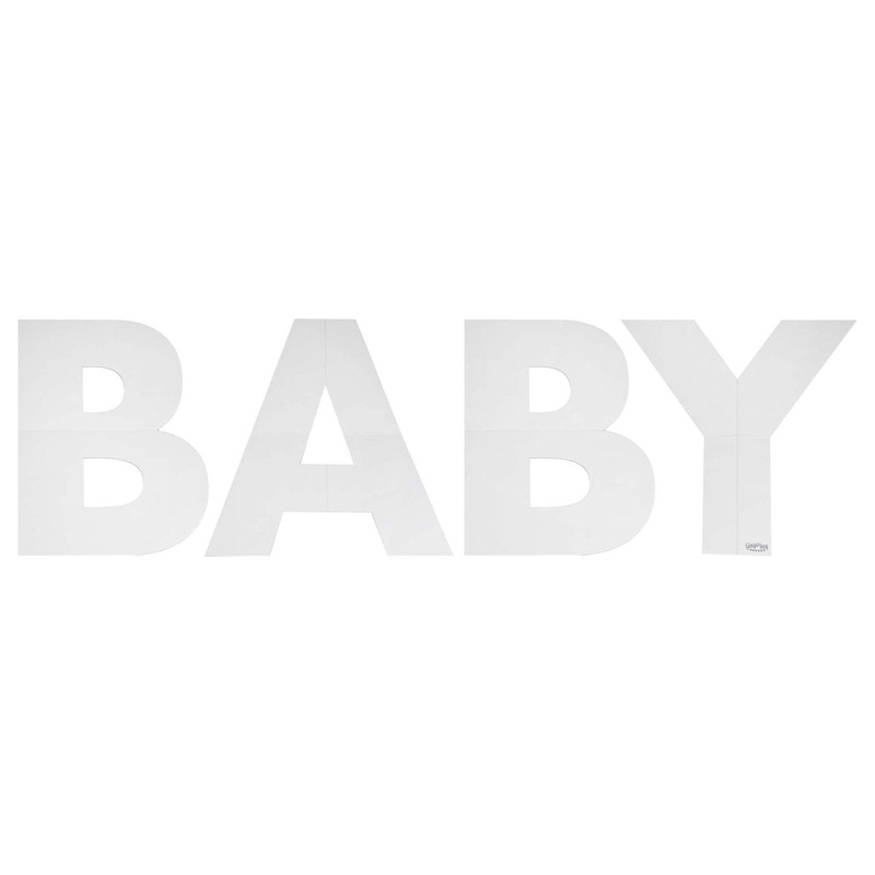 Baby White Grazing Board, 1 Count