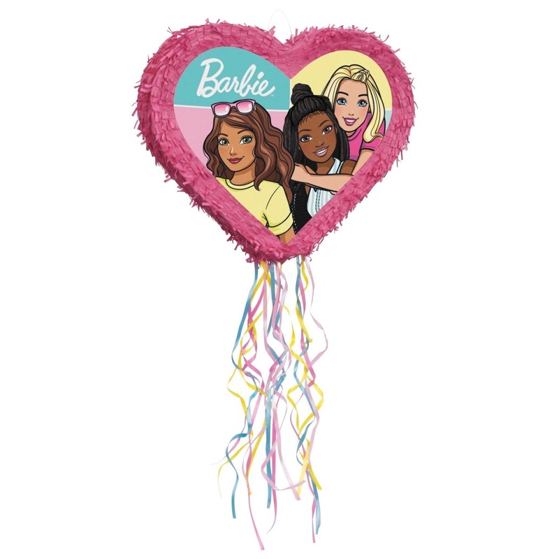 Barbie Heart Shaped Piata, 1 Count