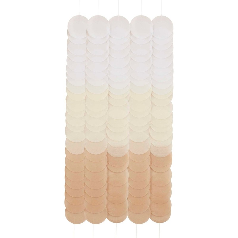 Brown Ombre Tissue Paper Backdrop, 1 Count