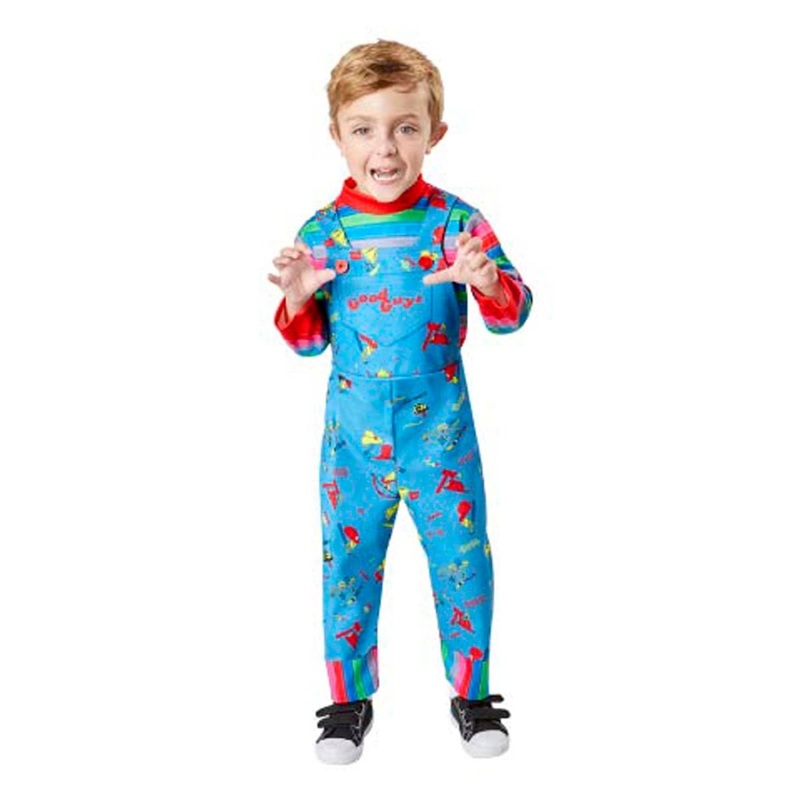 Chucky Costume for Toddlers, Multicolor Jumpsuit 2T