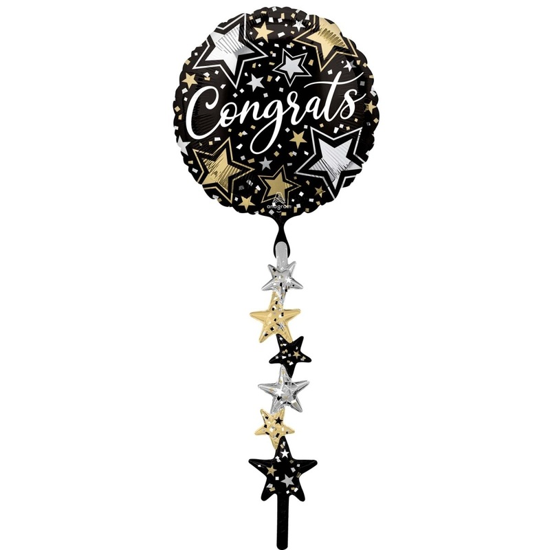 Congrats Air Walker Balloon, 24 x 67 Inches, 1 Count