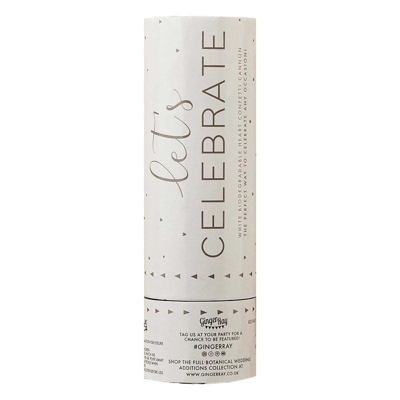 Let's Celebrate Biodegradable Confetti Cannon, 1 Count