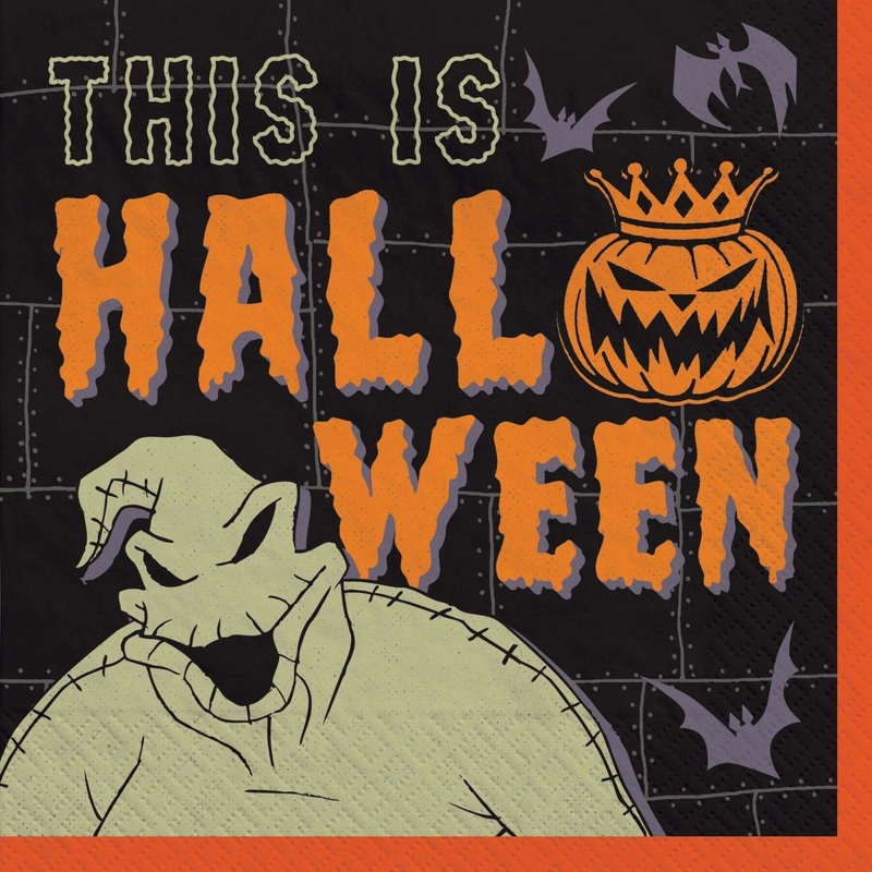 Nightmare Before Christmas Large Lunch Napkins, 36 Count