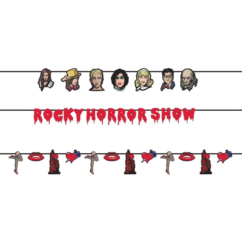 Rocky Horror Show Paper Banner Kit, 144 Inches, 3 Count