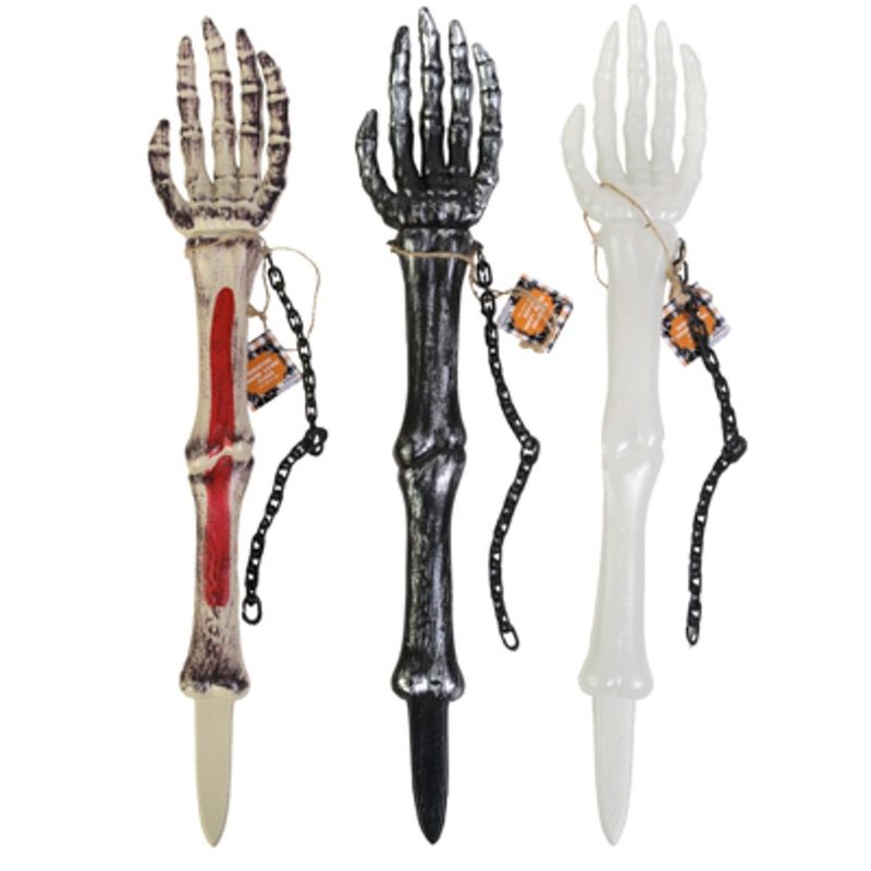Skeleton Arm Yard Stake, 23 Inches, Assortment, 1 Count