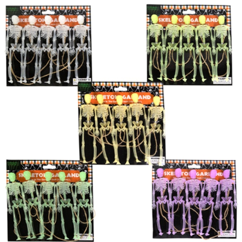 Skeleton Garland, 60 Inches, Assortment, 1 Count