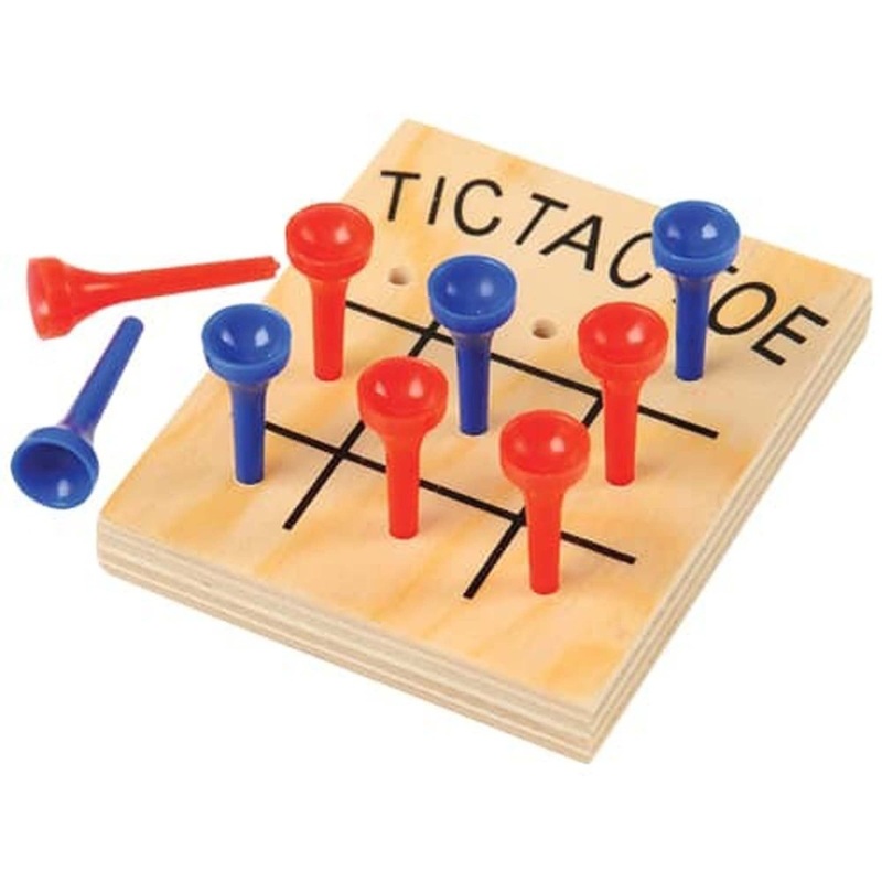 Wooden Tic-Tac-Toe, 1 Count