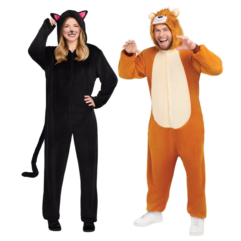 Animal Onesie Couple Costumes