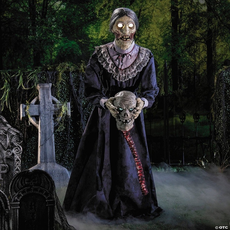 Animated Skeleton Zombie Couple Animatronic, 60 Inches, 1 Count