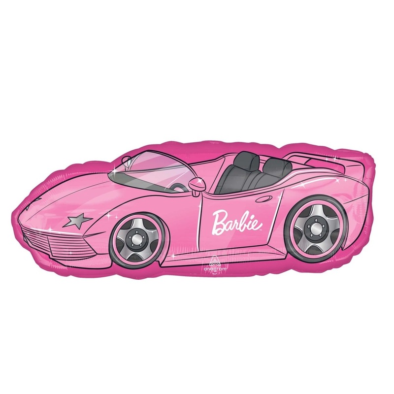 Barbie Roadster Supershape Foil Balloon, 25 Inches, 1 Count