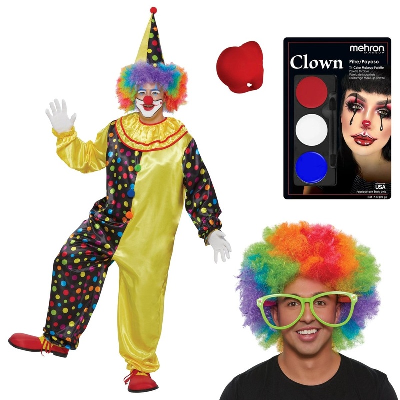 Clown Costume Kit for Adults