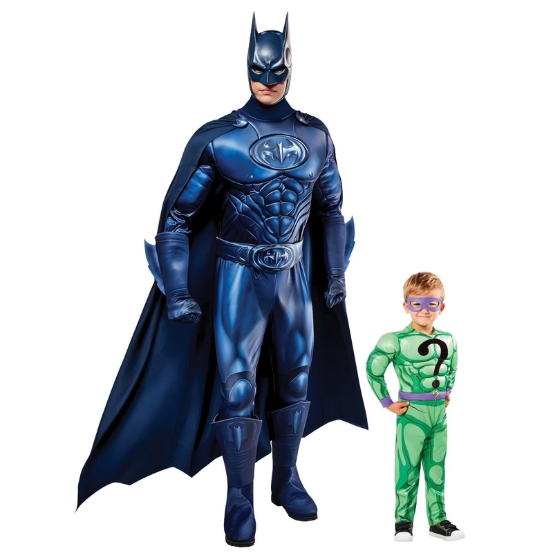 Daddy and Me Batman and Riddler Costumes