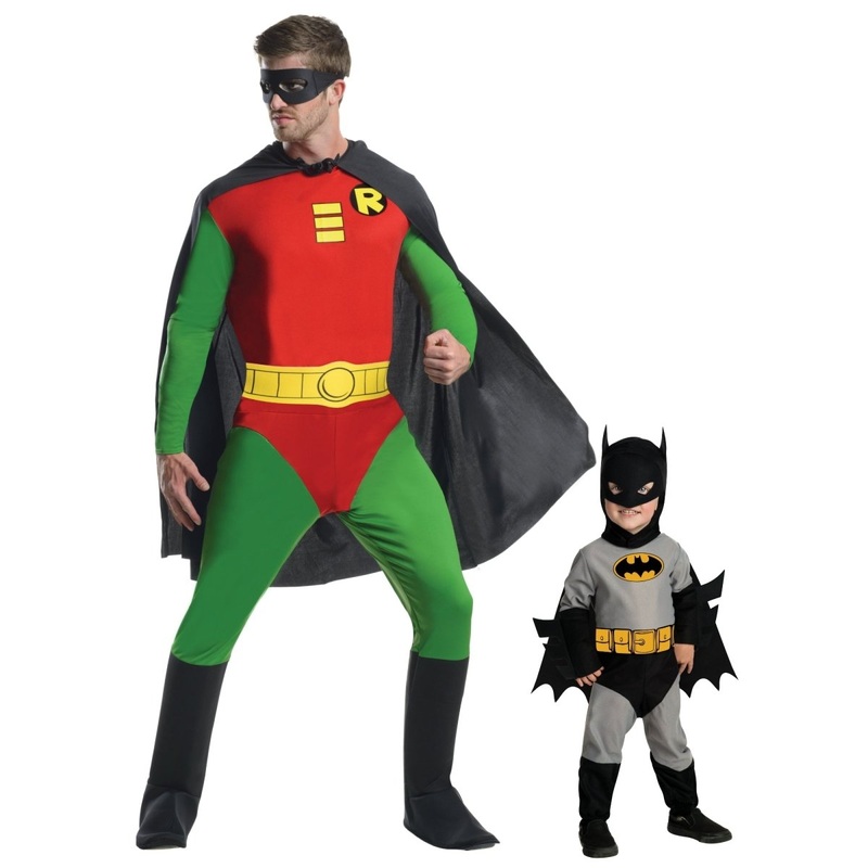 Daddy and Me Batman and Robin Costumes