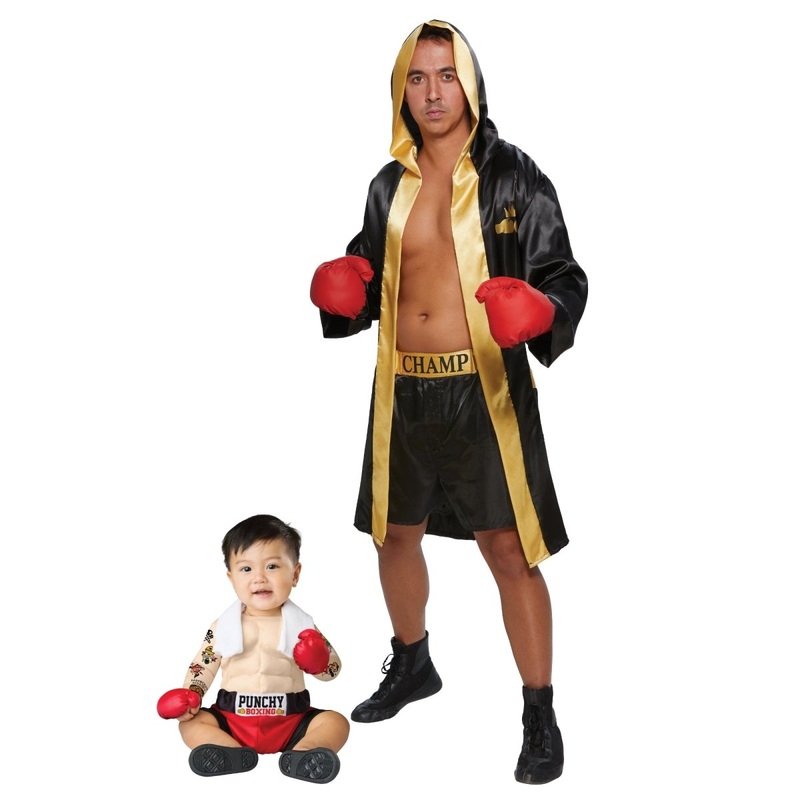 Daddy and Me Boxer Costumes