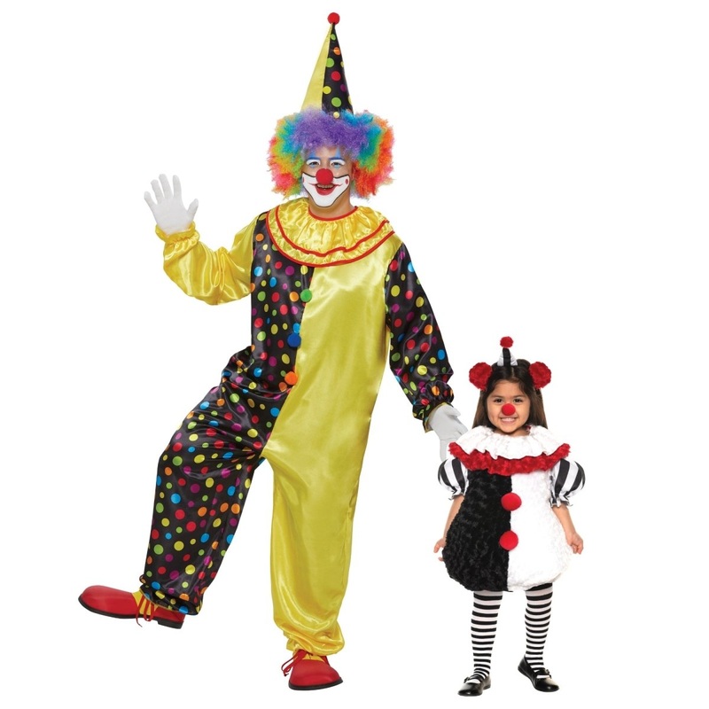 Daddy and Me Clown Costumes
