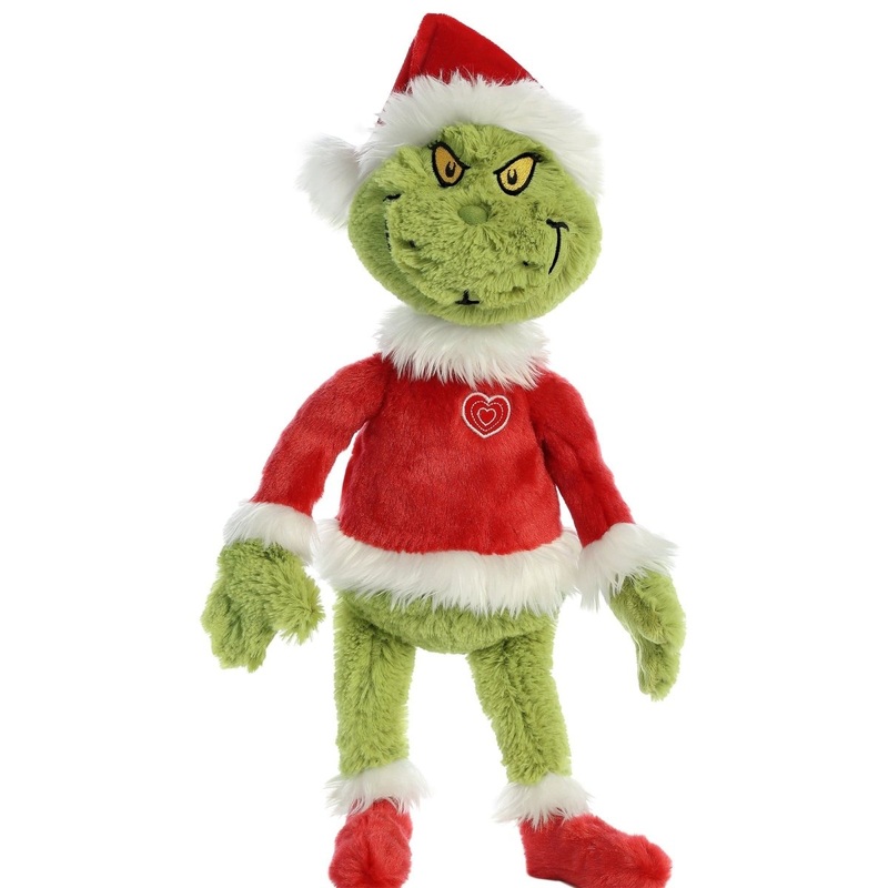 Grinch Santa Plush, 16 Inches, 1 Count