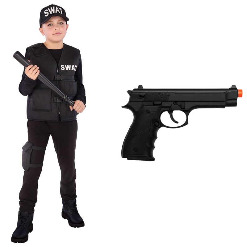 Swat Costume Kit for Kids 6-8