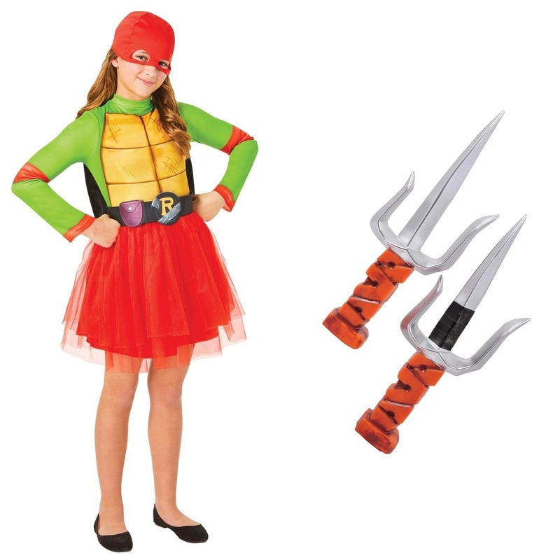 Teenage Mutant Ninja Turtles Raph Dress Costume Kit for Kids S