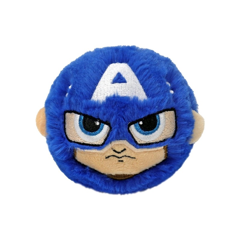TY Marvel Beanie Bouncers, Captain America, 4 Inches, 1 Count