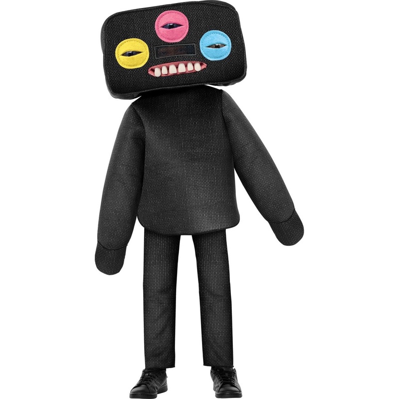 Annoyed Alien Costume for Kids, Fuggler, Tunic, Mask and Pants S