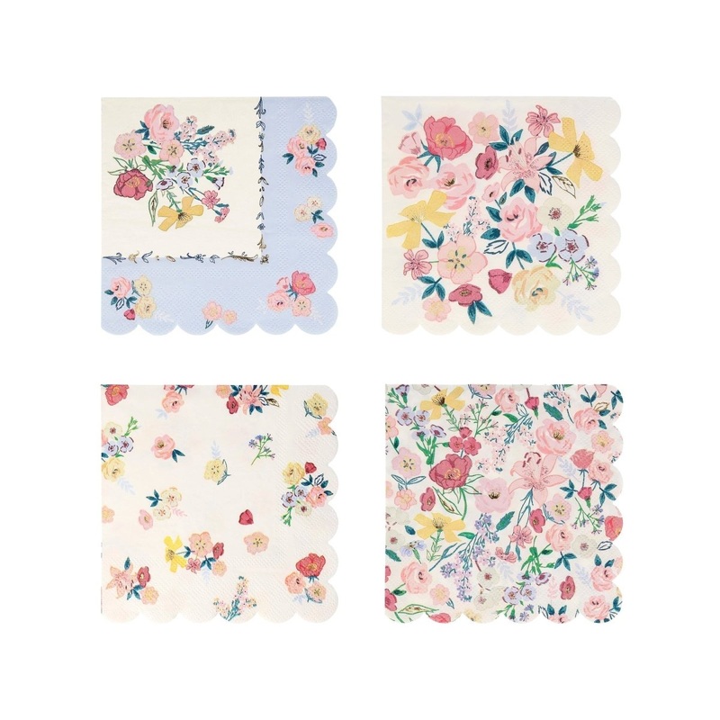 English Garden Large Lunch Napkins, 16 Count