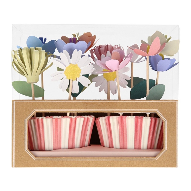 Flower Garden Cupcake Kit, 24 Count