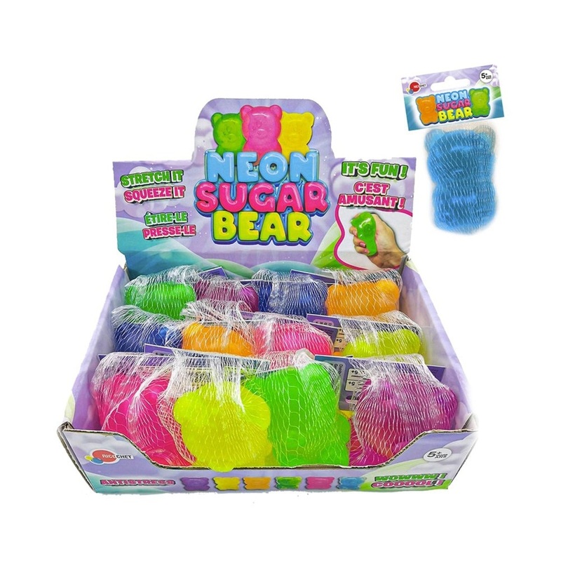 Neon Edition Smooshy Bear, Assortment, 1 Count