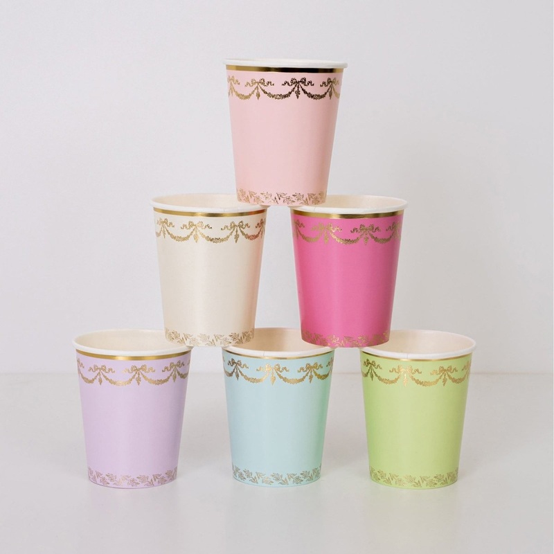 Party Paper Cups, Ladure, 9 Oz, 8 Count