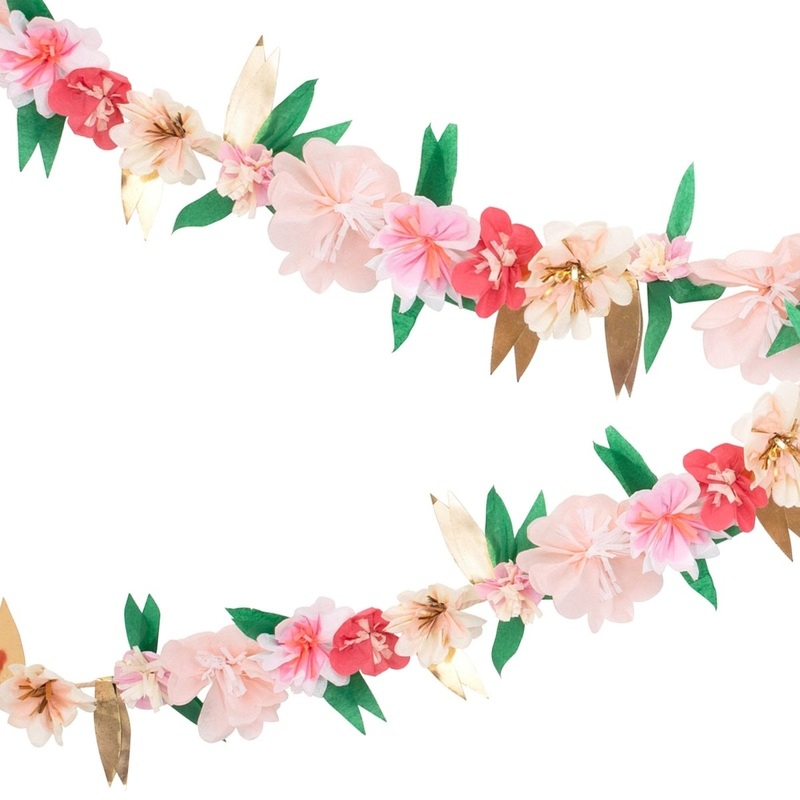 Rose Blossom Giant Garland, 84 Inches, 1 Count