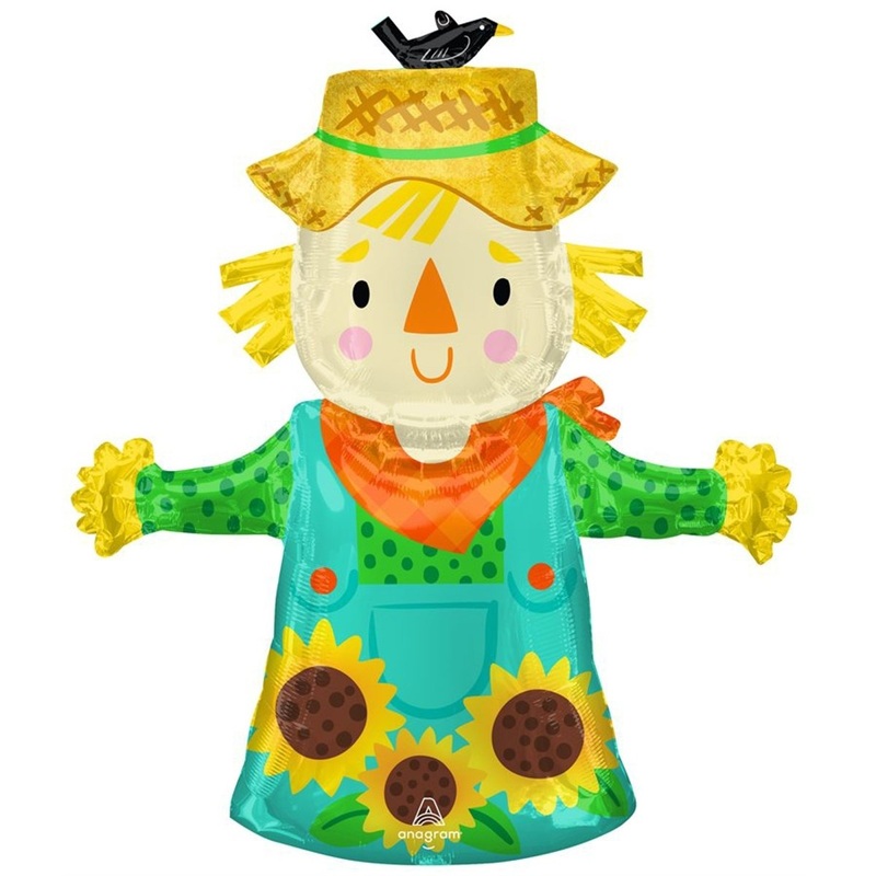 Scarecrow Supershape Balloon, 33 Inches, 1 Count