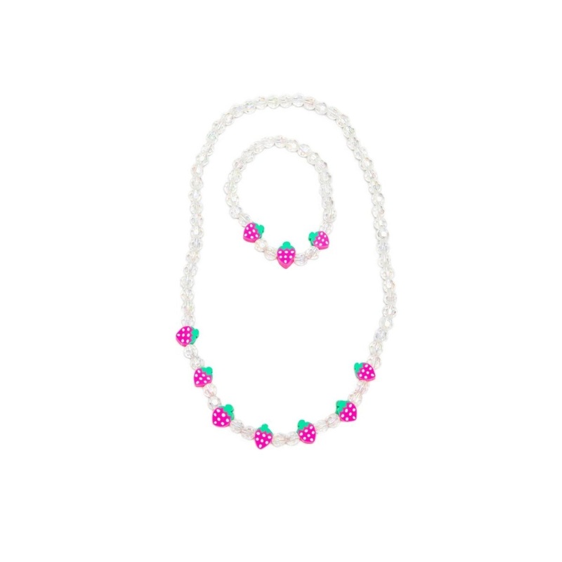 Berry Beautiful Necklace & Bracelet Set for Kids, 2 Count