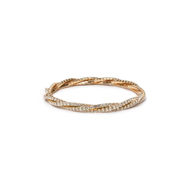 Boutique Diamante Twist Bracelet for Kids, 1 Count