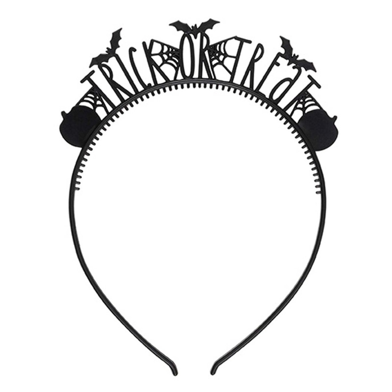 Iridescent Hauntings "Trick or Treat" Headband, 4 Count