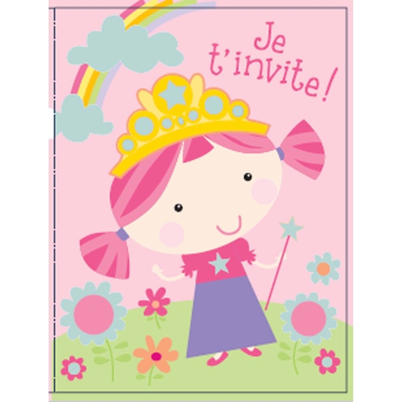 Baby Birthday Party Invitation Cards, 10 Count
